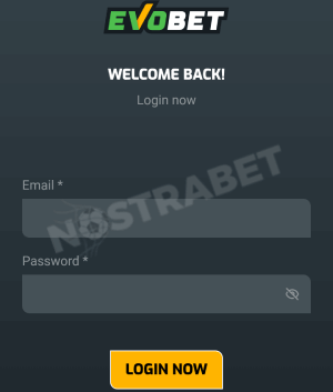 Evobet mobile login