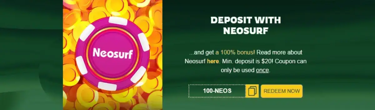 fair go casino bonus with neosurf
