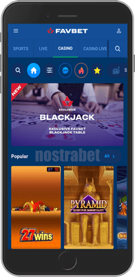 FAVBET mobile casino
