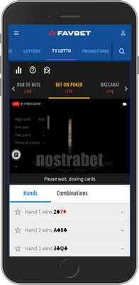 FAVBET mobile tv lotto for iOS