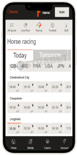 fitzdares ios app horse racing