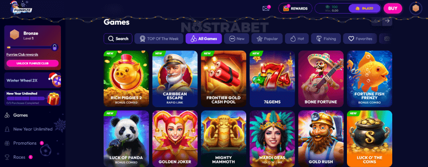 funrize casino games