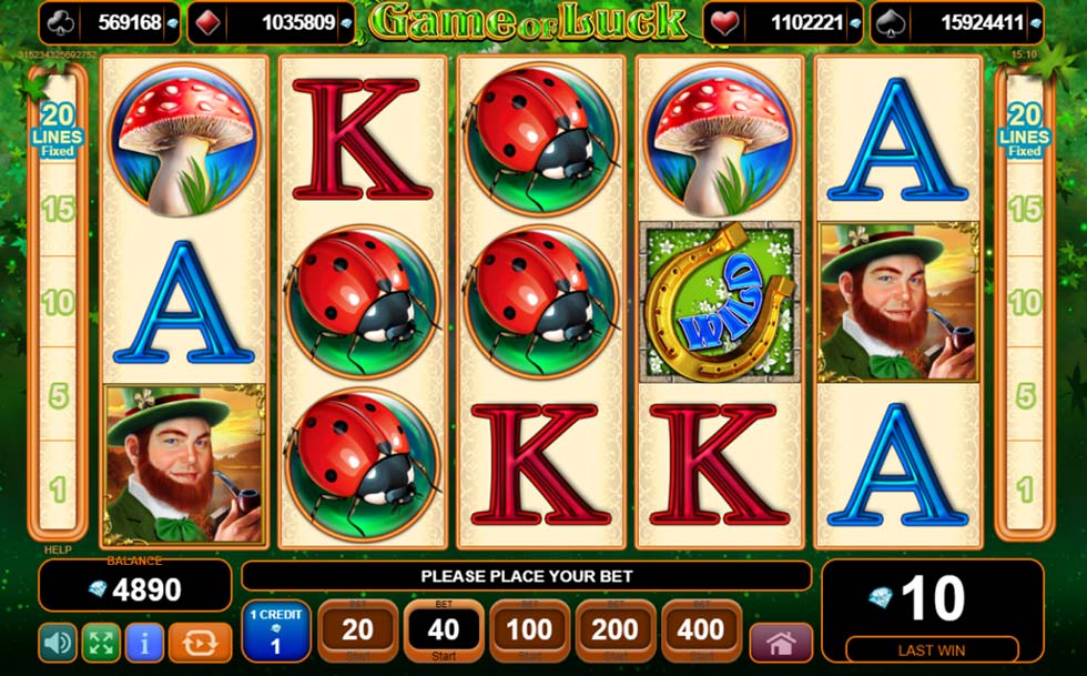 game of luck slot free