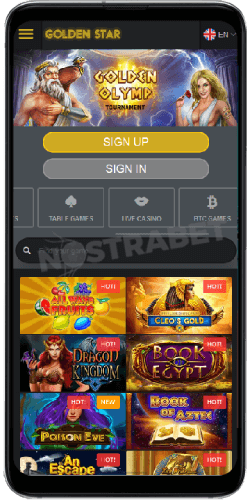 Golden Star casino slots on Android app