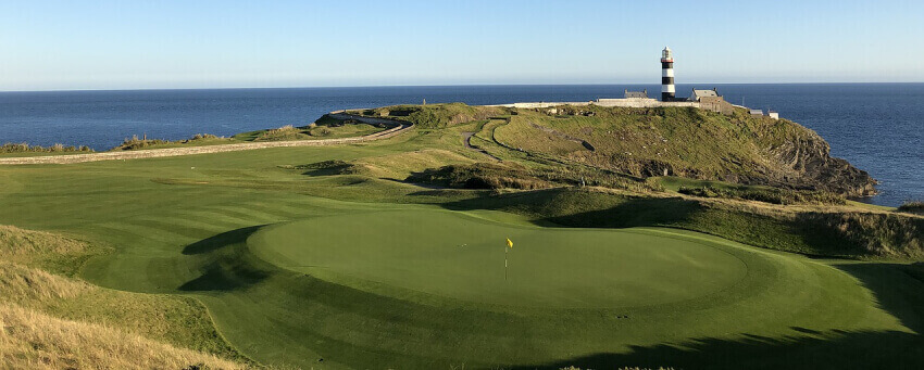 golf court near the sea
