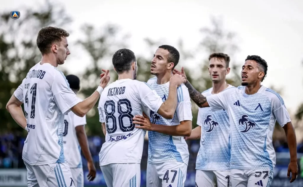 Никола Серафимов, Марин Петков, Акраб Бурас, Гашпер Търдин и Рилдо Фильо