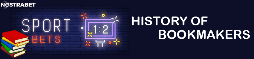 history of bookmakers