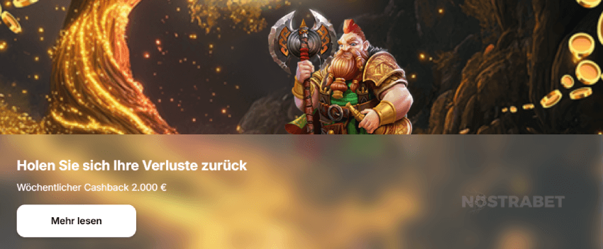 HitnSpin wöchentliches Cashback