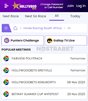 hollywoodbets horse racing