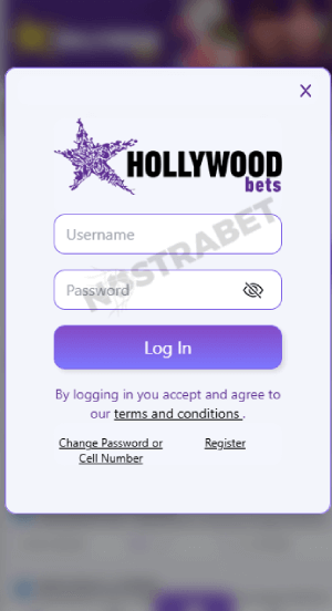 hollywoodbets how to log in