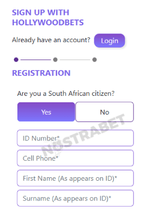 hollywoodbets registration