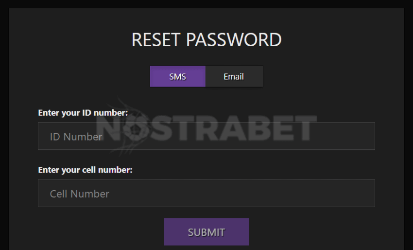 hollywoodbets reset password
