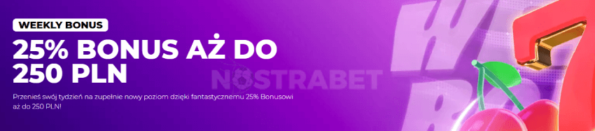 tygodniowy bonus hotslots