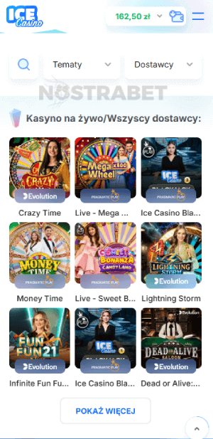Ice casino Kasyno na żywo