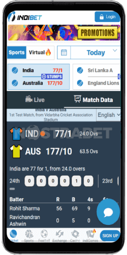 indibet android app cricket