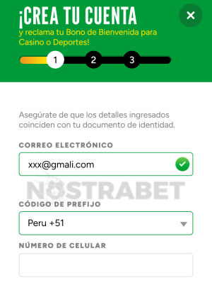 Inkabet movil registro