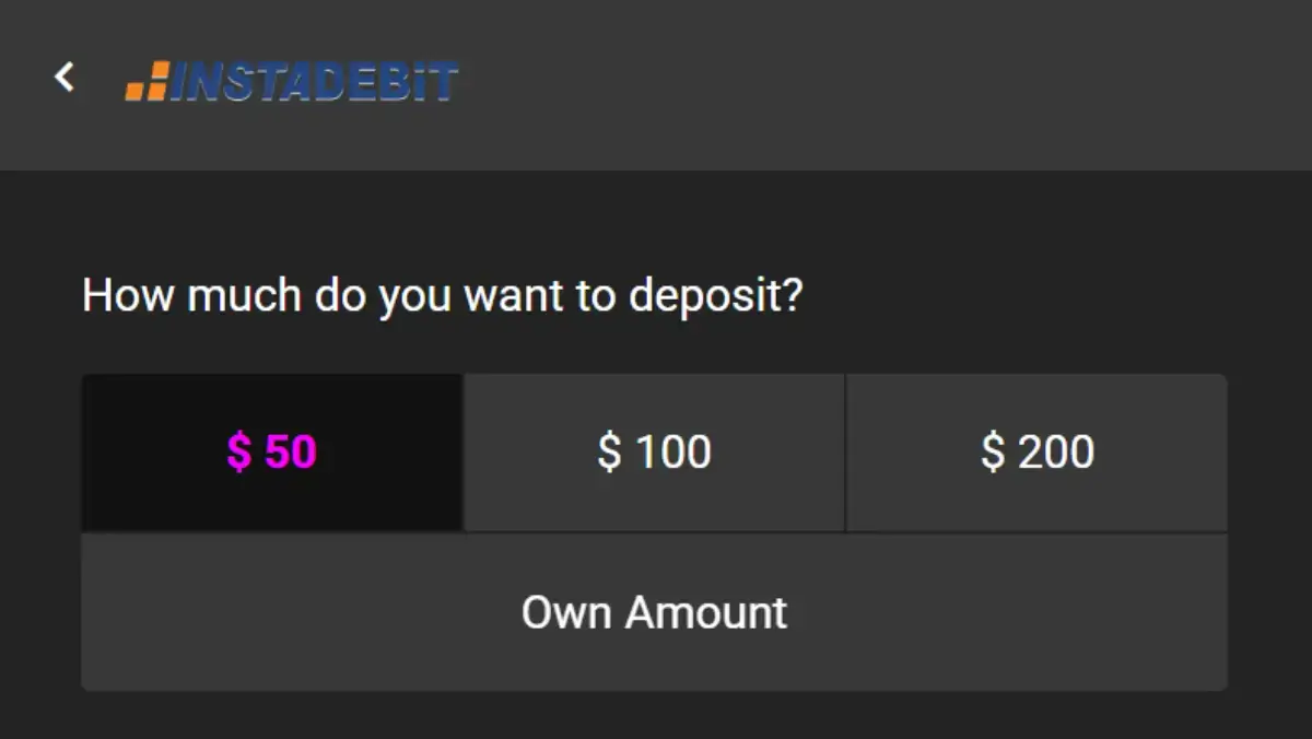 instadebit deposits