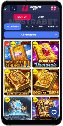 InstantPay Casino Mobile Version