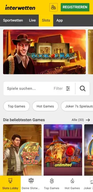 Interwetten Mobile-Slots