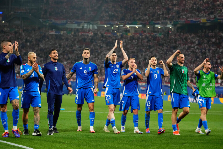 Italy national football team players at the UEFA EURO2024