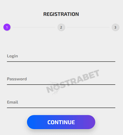 iViCasino signup form