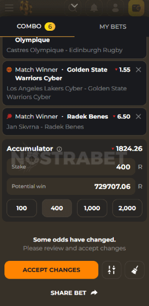 Jabula Bets betslip