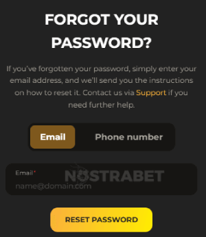 Jabula bets password reset