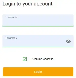 JackpotCity login form