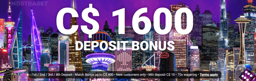 jackpotcity casino deposit bonus canada