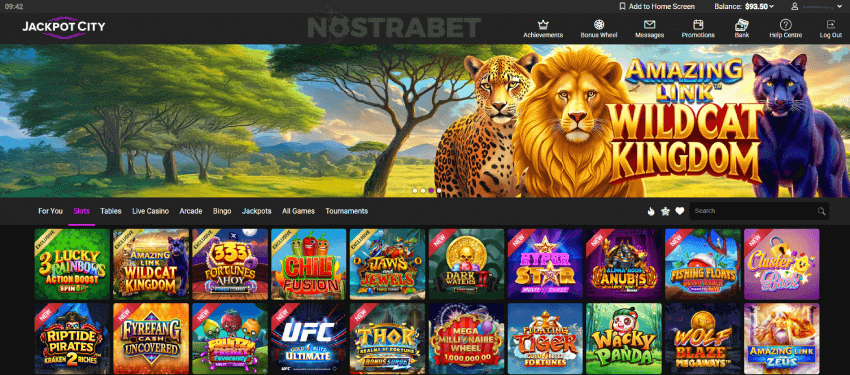 jackpot city casino games