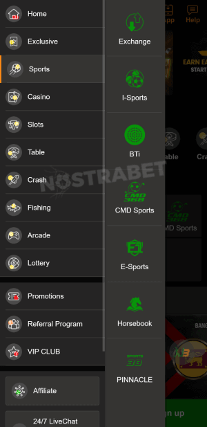 JeetBuzz sports betting categories