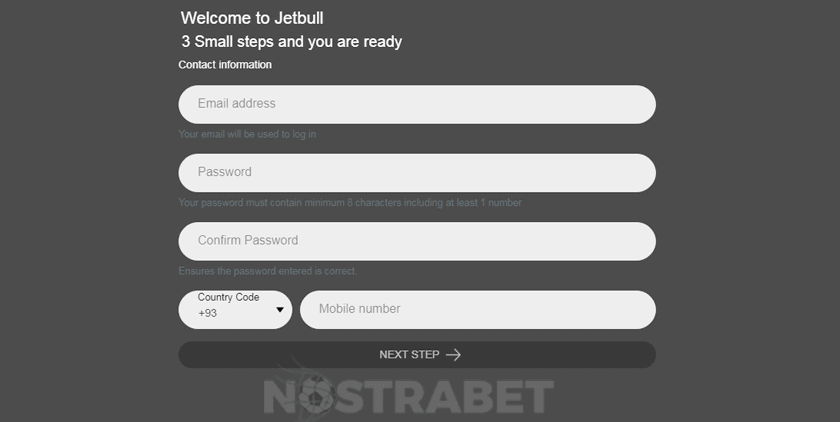 Jetbull registration