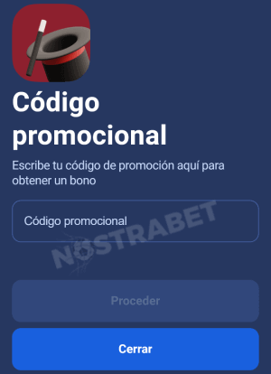 Jugabet código de bono entrar