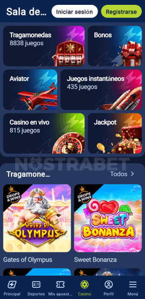 Jugabet casino móvil