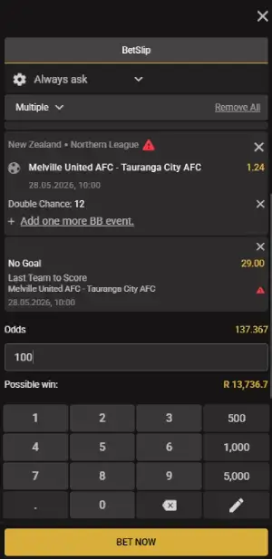 Kingbets betslip
