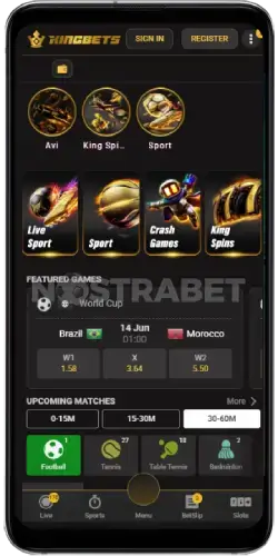 Kingbets mobile play