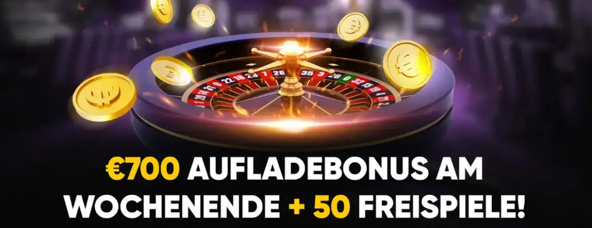 kingmaker 700 € Aufladebonus am Wochenende + 50 Freispiele