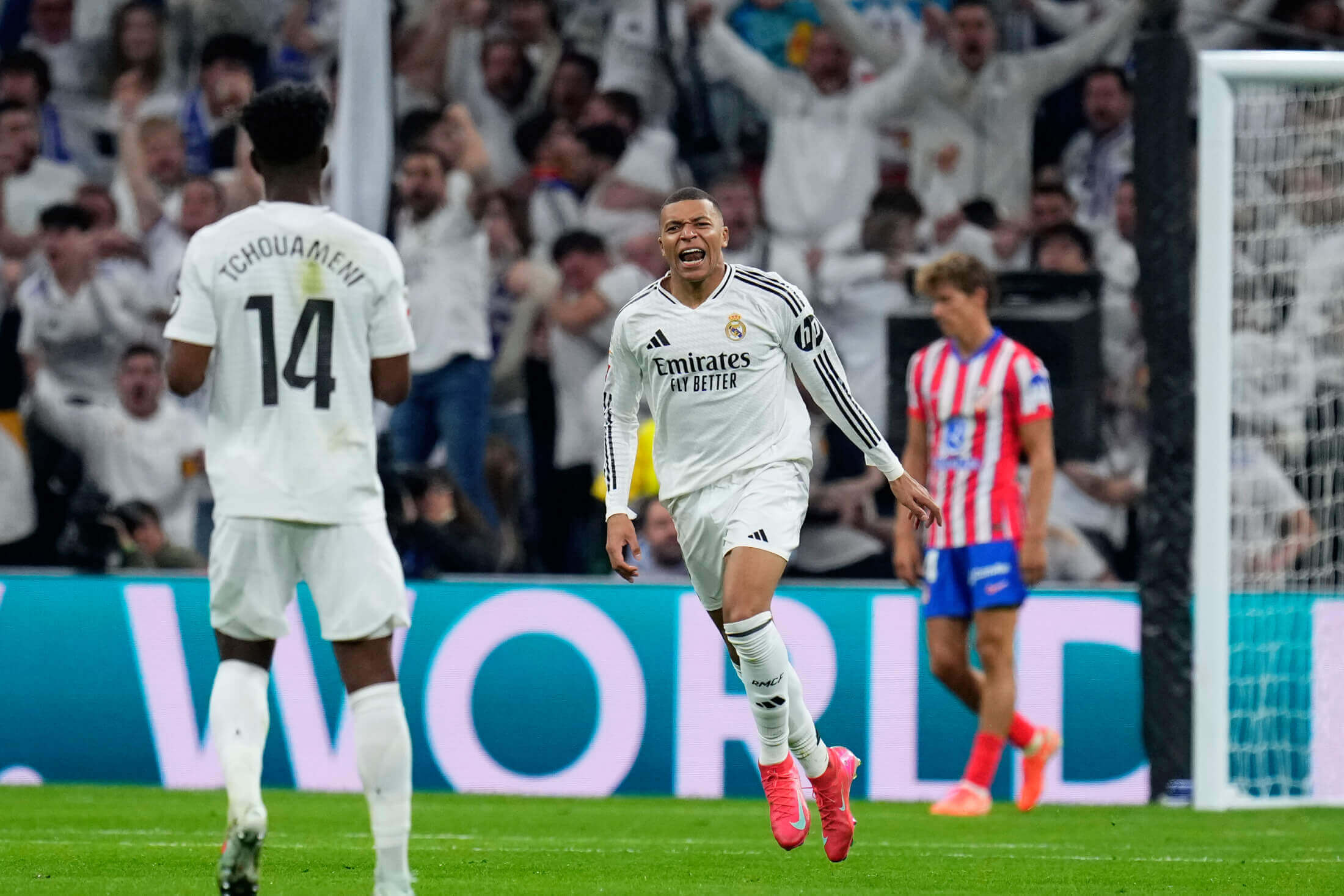 Gol de Kylian Mbappe contra o Atlético de Madrid