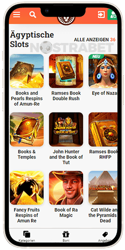 LeoVegas Casino Ägyptische Spielautomaten iOS