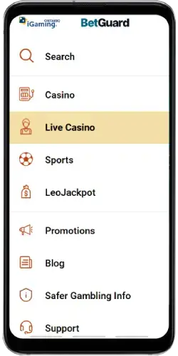 leovegas mobile play ontario
