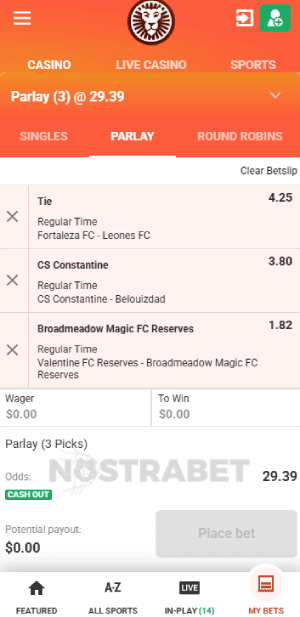 leovegas canada how to place a bet