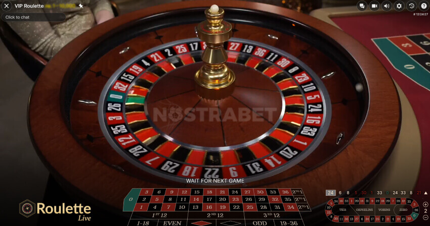 live casino vip roulette game