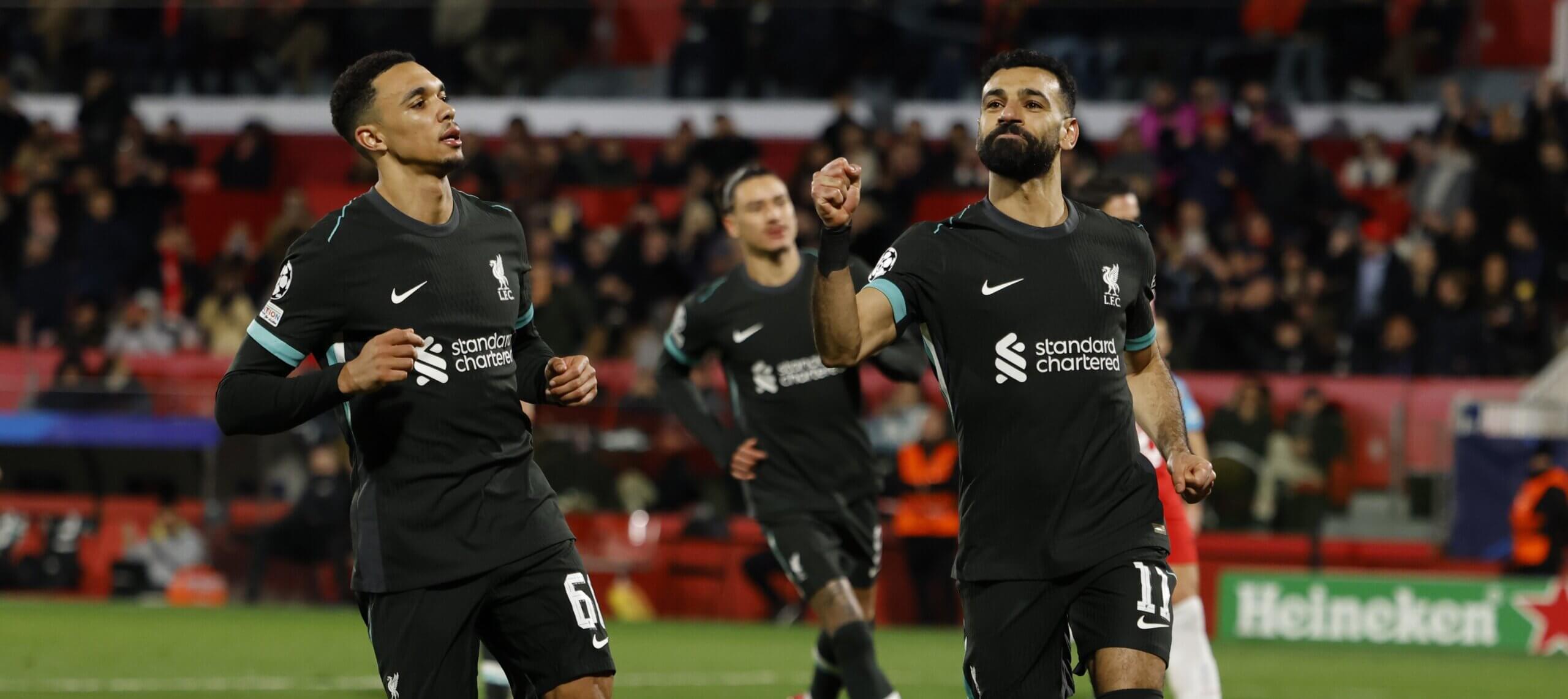 Трент Александър-Арнолд и Мохамед Салах