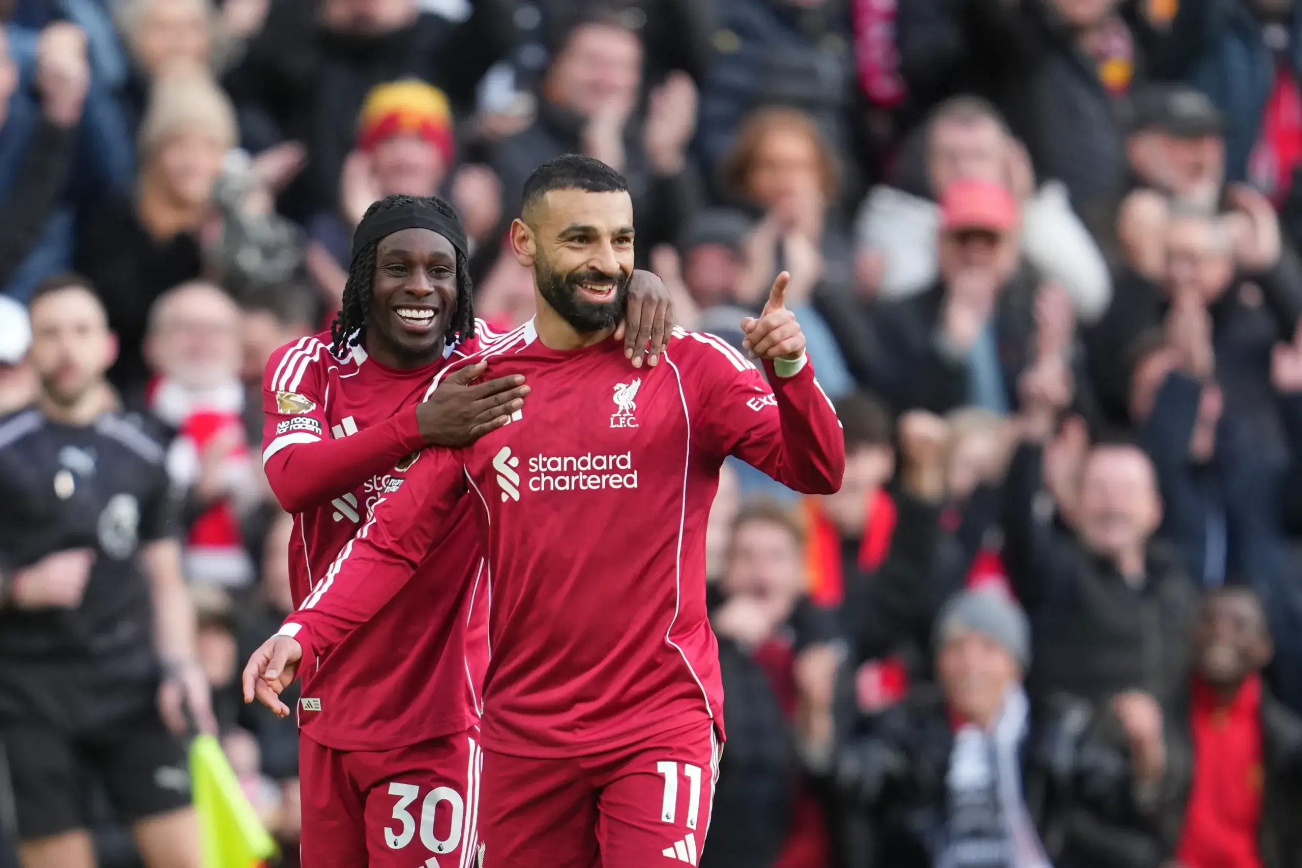 Жереми Фримпонг и Мохамед Салах