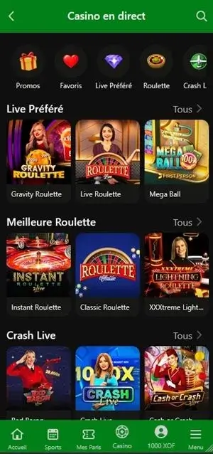 jeux de casino en direct lnbpari