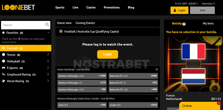 LoonieBet Canada Live Betting
