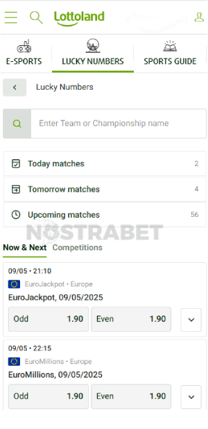 lottoland lucky numbers