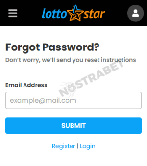 lottostar password reset