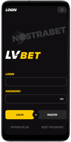 LVBET Login on Android