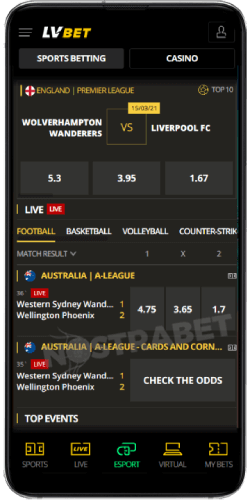 LVBET Sports on Android